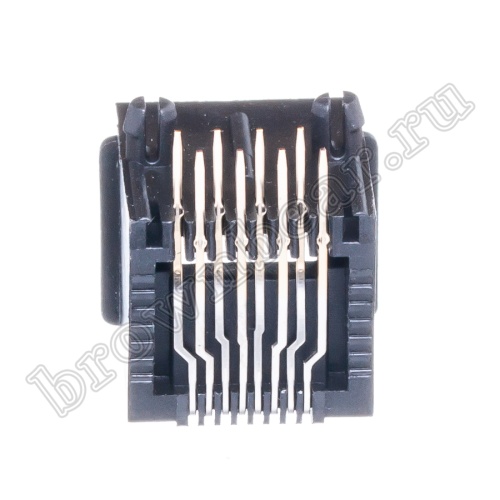 Разъём RJ-45 гнездо на плату, 8P8C, тип 2 TJ2-8P8C фото 9