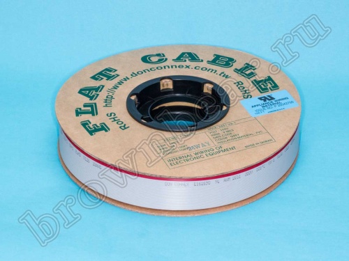 Кабель плоский, шлейф 24 проводникa, шаг 1.27 мм фото 3