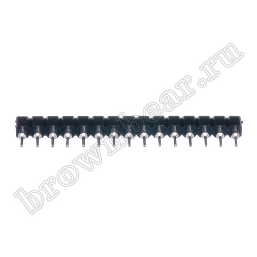 Панелька для микросхем SIP 15 цанговая, однорядная, тип 2 фото 5