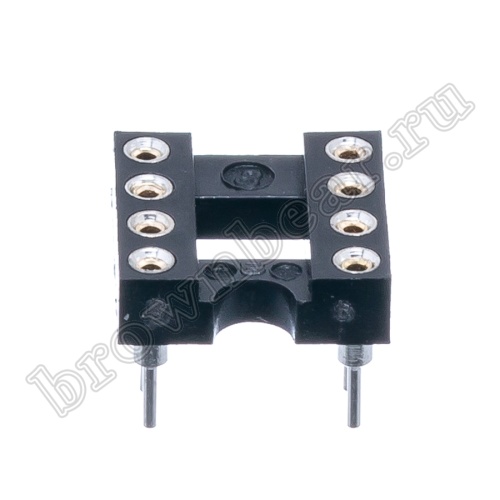 Панелька для микросхем DIP 8 цанговая фото 2