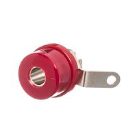 Клемма приборная для разъема Banana, тип 10 (гнездо), красная BP-10R