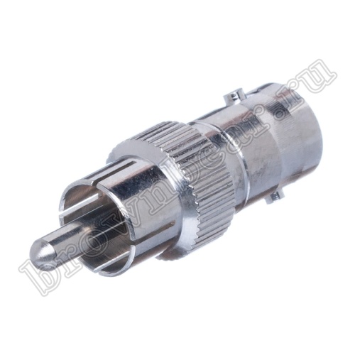 Переходник BNC гнездо - RCA вилка BNCJ/RCAP