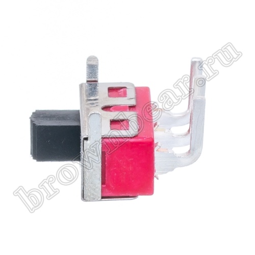 Движковый переключатель мини 3 контакта, угловой, МS-14 SS-12 фото 2