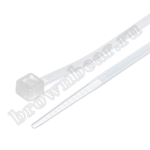 Стяжка (хомут) нейлоновая 400 х 2.5 мм, белая, упаковка 100 шт. CV-400S фото 4