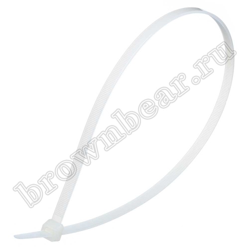 Стяжка (хомут) нейлоновая 550 х 8 мм, белая, упаковка 100 шт. CV-550