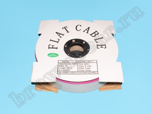 Кабель плоский, шлейф 40 проводников, шаг 1.27 мм фото 3