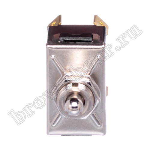 Тумблер двухполюсный, 4 контакта (on-off), на панель, с гайкой, DPDT, B067DP PST-115B фото 2