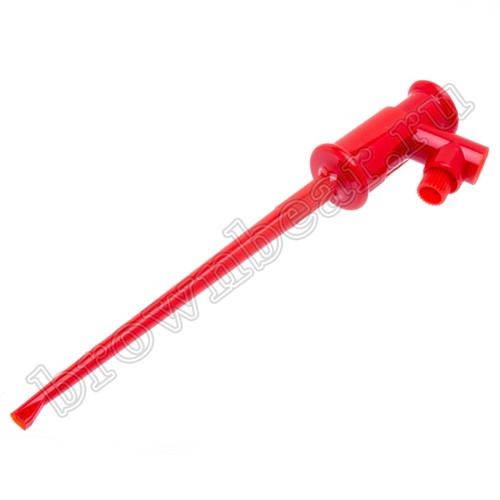 Щуп-зажим 138мм, красный