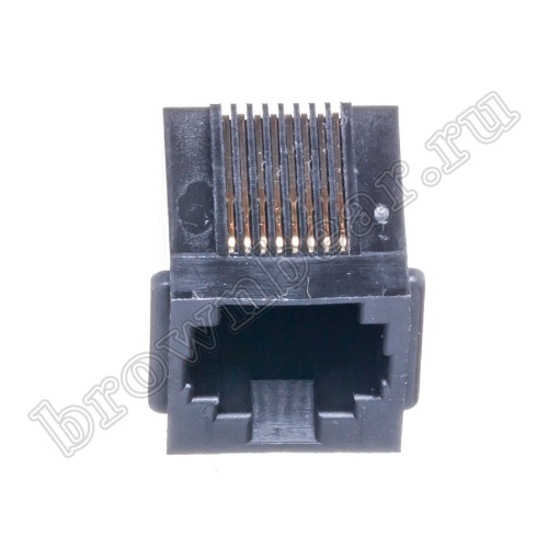 Разъём RJ-45 гнездо на плату, 8P8C, тип 2 TJ2-8P8C фото 2