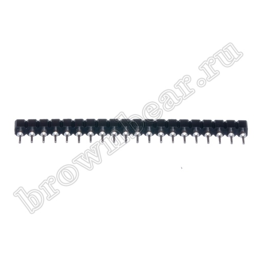 Панелька для микросхем SIP 20 цанговая, однорядная фото 5