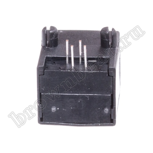 Разъём RJ-11 гнездо на плату, 6P4C, тип 6 TJ6-6P4C фото 4