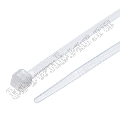 Стяжка (хомут) нейлоновая 150 х 2.5 мм, белая, упаковка 100 шт. CV-150S фото 4