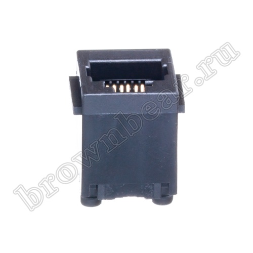 Разъём RJ-12 гнездо на плату, 6P6C, тип 3 TJ3-6P6C фото 8