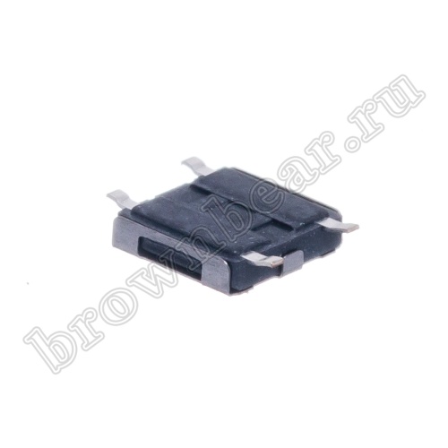 Кнопка тактовая SMD, 4.5x4.5 мм, h=1.5 мм, 4 контакта SWT-30 фото 2