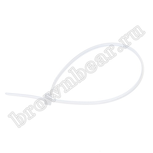 Стяжка (хомут) нейлоновая 150 х 2.5 мм, белая, упаковка 100 шт. CV-150S фото 2