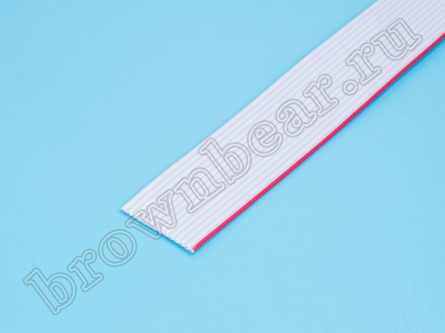 Кабель плоский, шлейф 14 проводников, шаг 1.27 мм фото 2