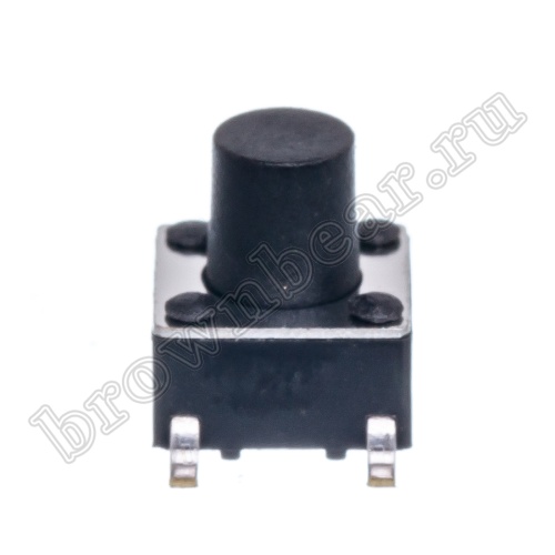 Кнопка тактовая SMD, 6x6 мм, h=7 мм, 4 контакта SWT-34 фото 6
