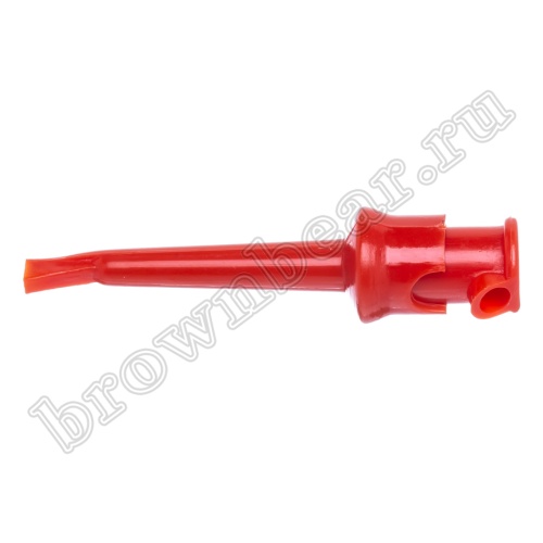 Щуп-зажим 57мм, красный фото 7
