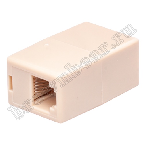 Переходник RJ-11 гнездо-гнездо GCT1-1-6P4C фото 2