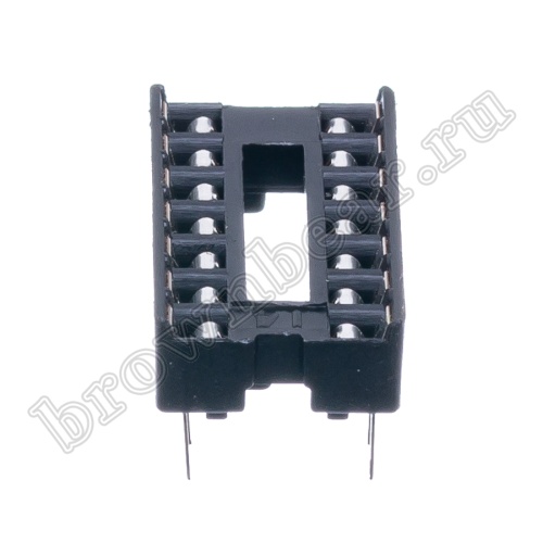 Панелька для микросхем DIP 14, кратно 34 шт. фото 2