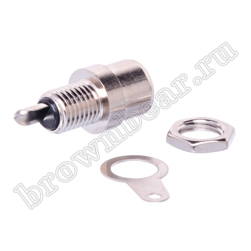 Разъем RCA-тюльпан, гнездо на блок, крепление гайка RP-1 фото 5