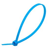 Стяжка (хомут) нейлоновая 200 х 3.2 мм, синяя, упаковка 100 шт. CV-200SBL