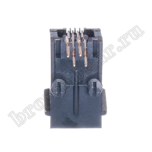 Разъём RJ-10 гнездо на плату, 4P4C, тип 2 TJ2-4P4C фото 4