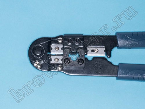 Пресс-клещи (кримпер) для обжима разъемов RJ-45 HT-210N/HT-210C фото 2