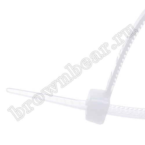 Стяжка (хомут) нейлоновая 150 х 3.6 мм, белая, упаковка 100 шт. ET-4x150 фото 3