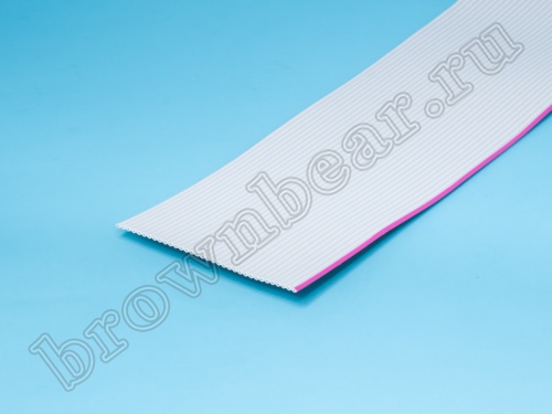 Кабель плоский, шлейф 34 проводникa, шаг 1.27 мм фото 2