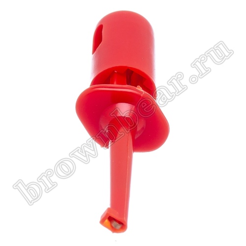 Щуп-зажим 40мм, красный фото 3
