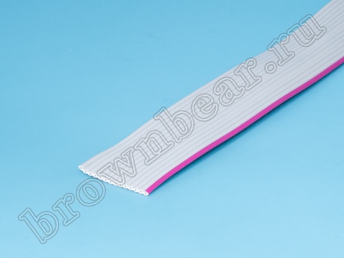 Кабель плоский, шлейф 14 проводников, шаг 1.27 мм фото 2