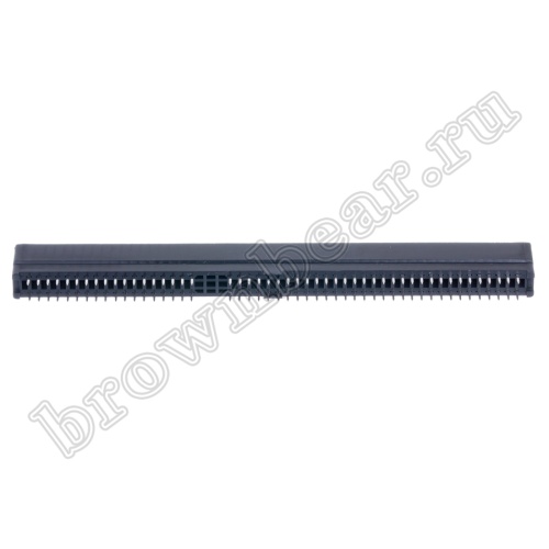 Слот (краевой разъём) 98 контактов на плату фото 2