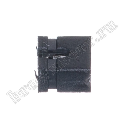 Джампер-перемычка 3.0 мм, шаг 2.0 мм, открытый, 2 контакта фото 2