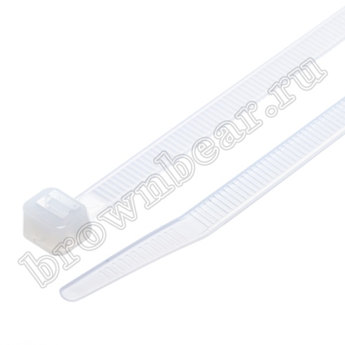 Стяжка (хомут) нейлоновая 160 x 4.8 мм, белая, упаковка 100 шт. CV-160L фото 4