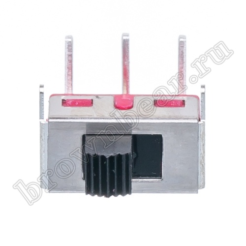 Движковый переключатель мини 3 контакта, угловой, МS-14 SS-12 фото 5