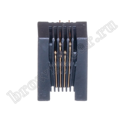 Разъём RJ-11 гнездо на плату, 6P4C, тип 4 TJ4-6P4C фото 7