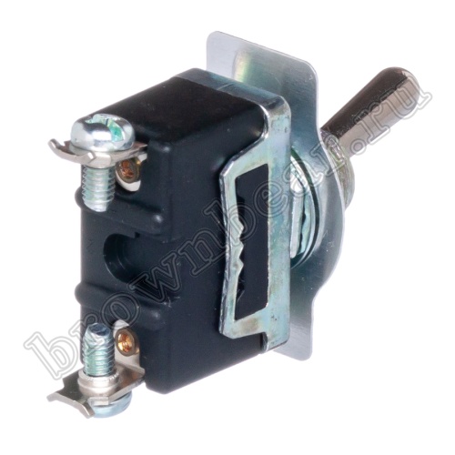 Тумблер однополюсный, 2 контакта (on-off), на панель, с гайкой, SPDT T011B фото 5