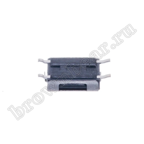 Кнопка тактовая SMD, 4.5x4.5 мм, h=1.5 мм, 4 контакта SWT-30 фото 3
