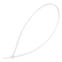 Стяжка (хомут) нейлоновая 400 х 2.5 мм, белая, упаковка 100 шт. CV-400S