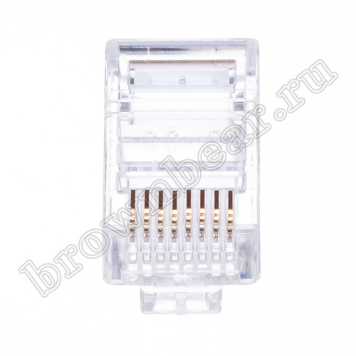 Разъём RJ-45 (8P8C), вилка под многожильную витую пару TPR-8P8C фото 4