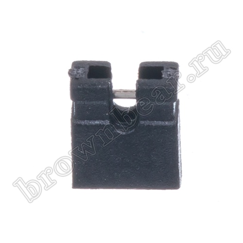 Джампер-пермычка 4.5 мм, шаг 2.0 мм, открытый, 2 контакта фото 3