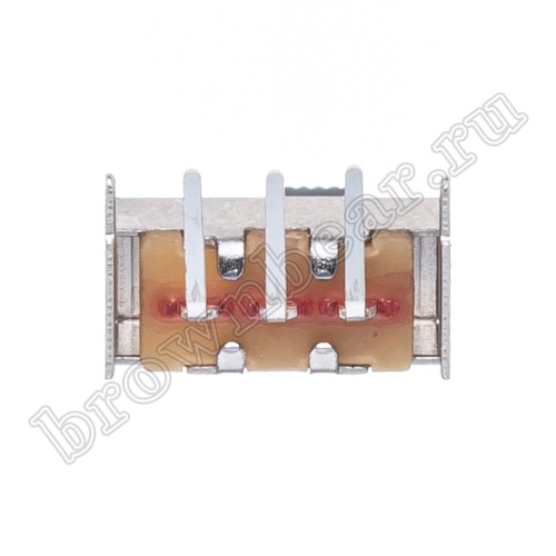 Движковый переключатель мини 3 контакта, угловой, тип 8 SS-8 фото 2