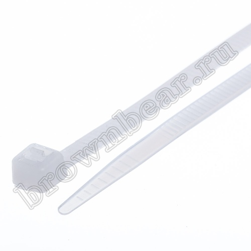 Стяжка (хомут) нейлоновая 300 х 3.6 мм, белая, упаковка 100 шт. ET-4x300 фото 4