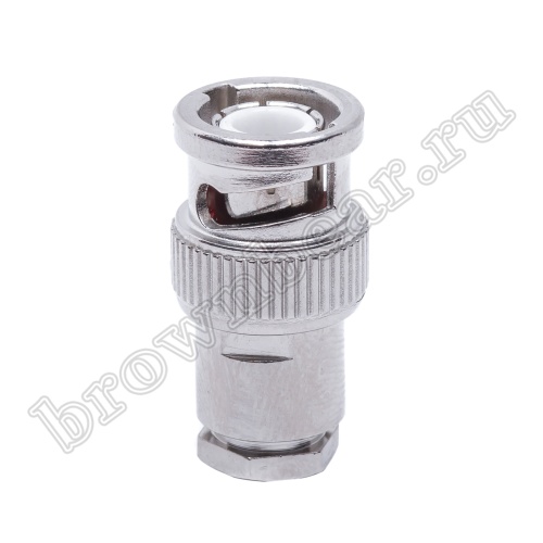 Разъем BNC штекер на кабель RG-58,  пайка BNC-S58P фото 3