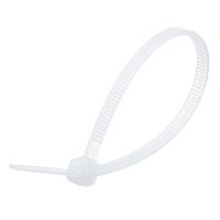 Стяжка (хомут) нейлоновая 150 х 3.6 мм, белая, упаковка 100 шт. CV-150