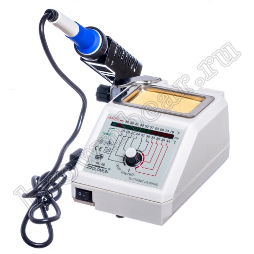 Паяльная станция Solomon 220В с LED (светодиодной) шкалой температуры