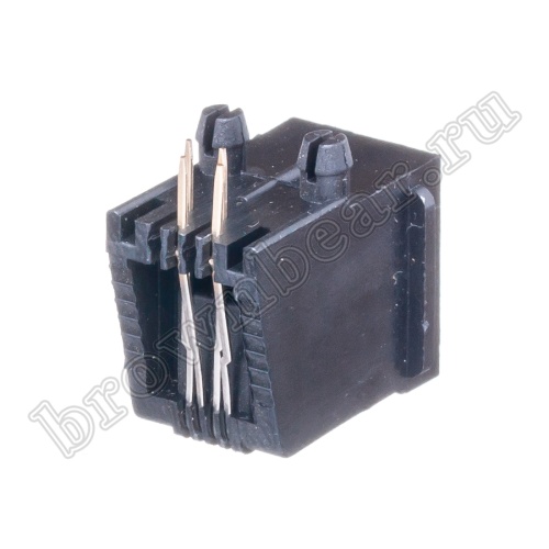 Разъём RJ-10 гнездо на плату, 4P4C, тип 2 TJ2-4P4C фото 10