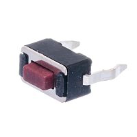 Кнопка тактовая 6x3.5 мм, h=4.3 мм, 2 контакта SWT-1