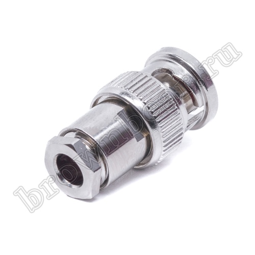 Разъем BNC штекер на кабель RG-58,  пайка BNC-S58P фото 4